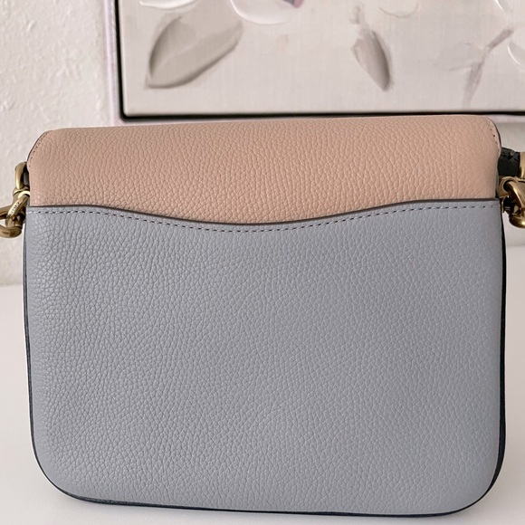 Coach Cassie Crossbody 19 In Colorblock Taupe Granite Multi - Picture 5 of 10